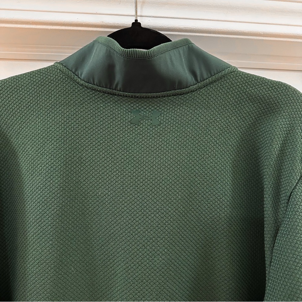 Under Armour Golf Men's UA Storm Sweater Fleece Mock Green XL 1317345 384 - Picture 9 of 11